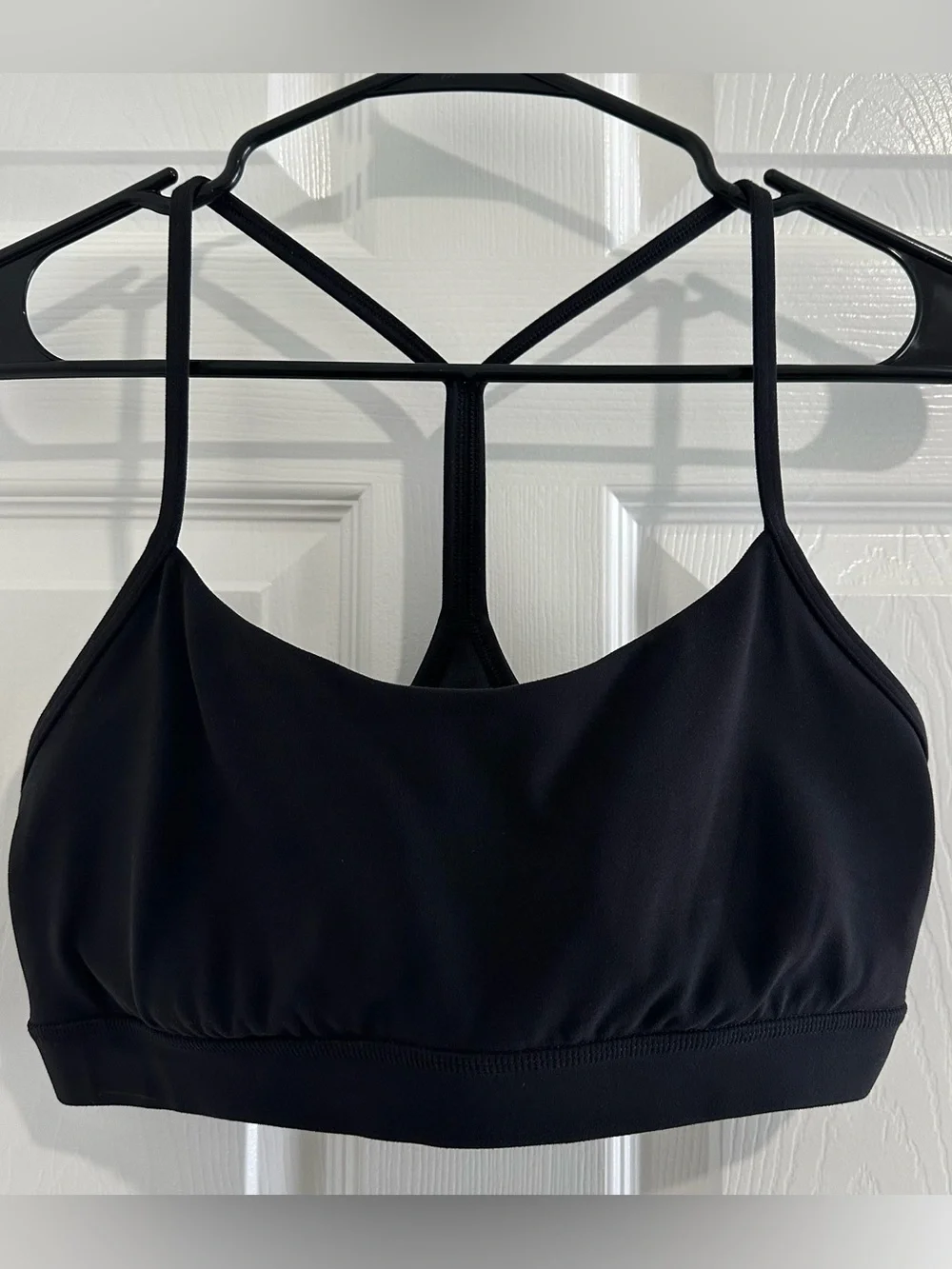 Lululemon Flow Y Bra Nulu *Light Support, A-C Cups Black Size 12